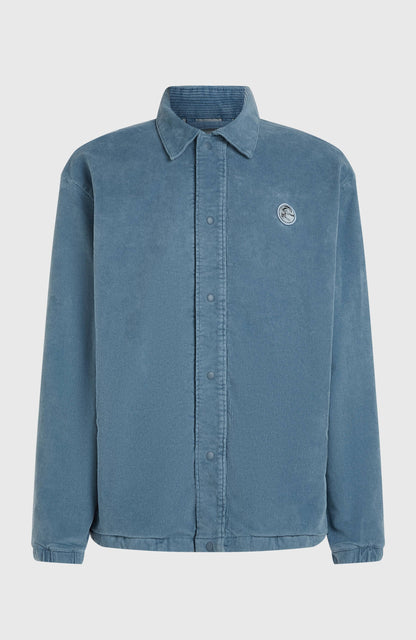 Cord Coach Jacket Men Copen Blue