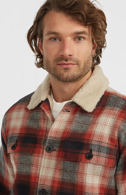 O'Riginals Fleece-Lined Jacket Men Bonfire Check