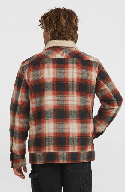 O'Riginals Fleece-Lined Jacket Men Bonfire Check