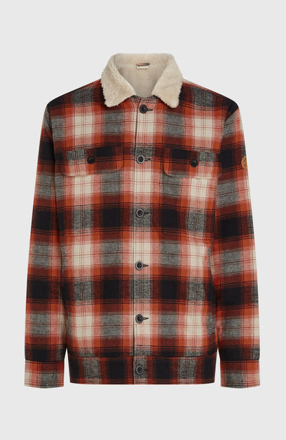 O'Riginals Fleece-Lined Jacket Men Bonfire Check