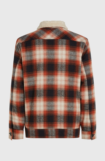 O'Riginals Fleece-Lined Jacket Men Bonfire Check