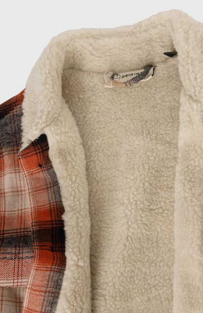 O'Riginals Fleece-Lined Jacket Men Bonfire Check