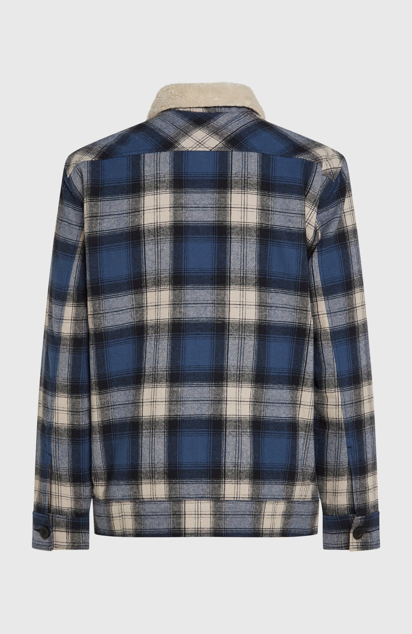 O'Riginals Fleece-Lined Jacket Men Mozart Blue Check