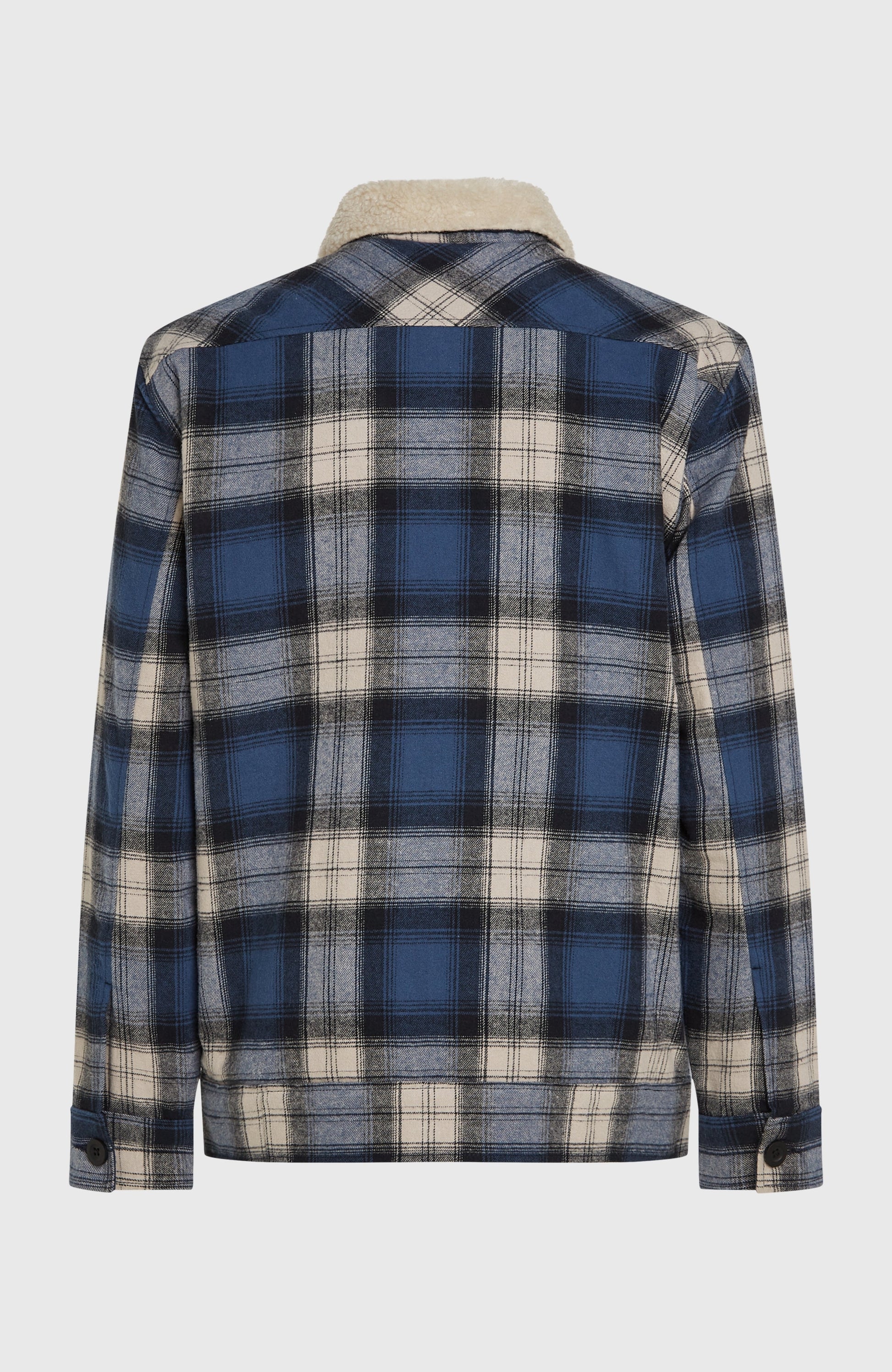 O'Riginals Fleece-Lined Jacket Men Mozart Blue Check