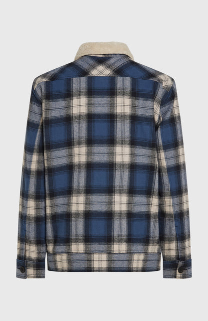 O'Riginals Fleece-Lined Jacket Men Mozart Blue Check