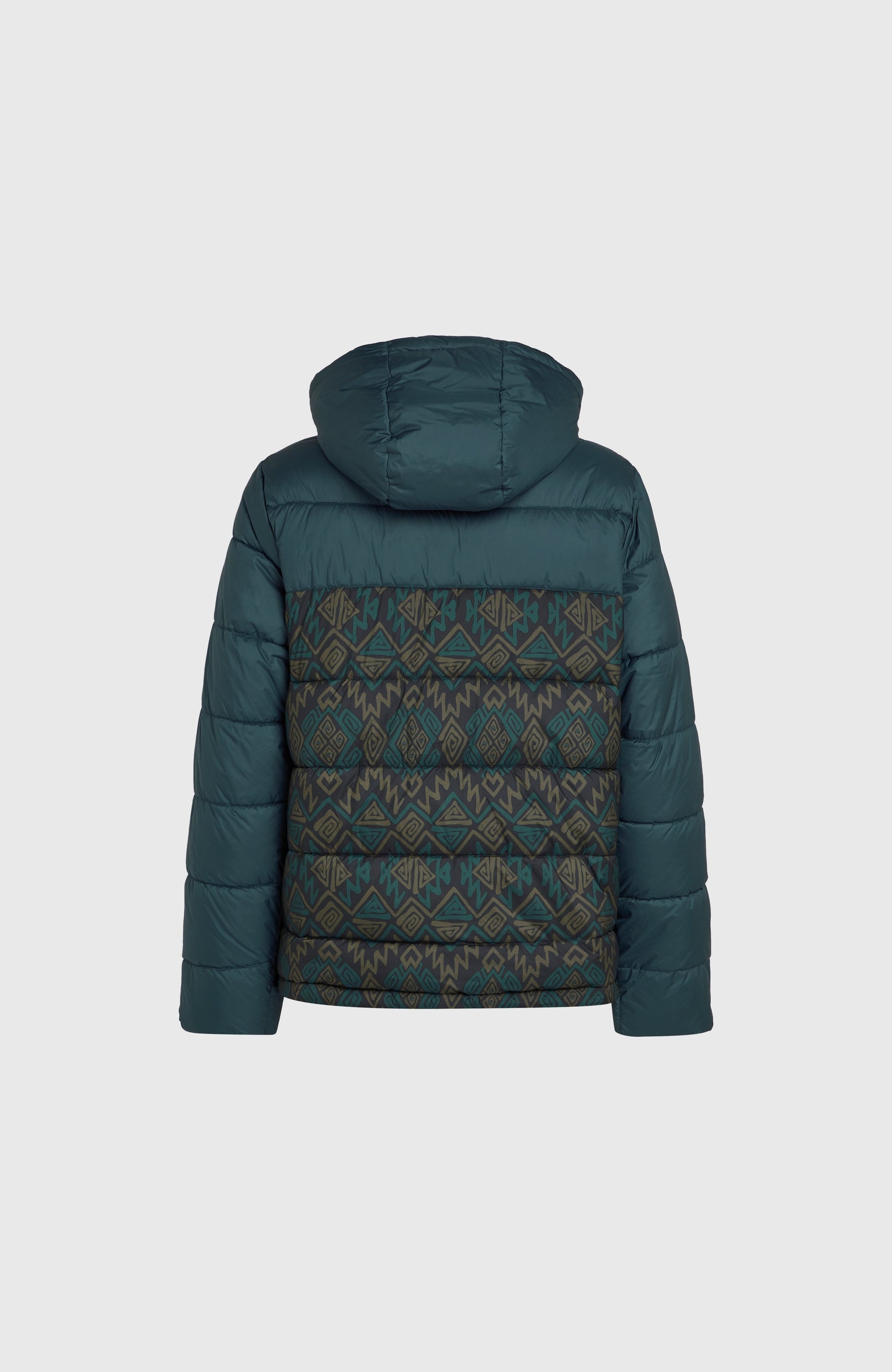 O'Riginals Puffer Jacket Men Black Retro Ikat