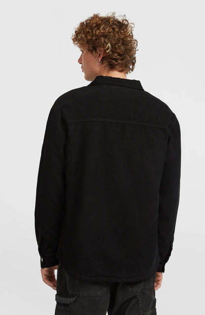 O'Riginals Corduroy Fleece-Lined Overshirt Men Black Out