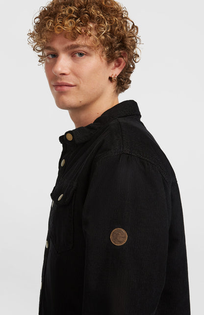 O'Riginals Corduroy Fleece-Lined Overshirt Men Black Out
