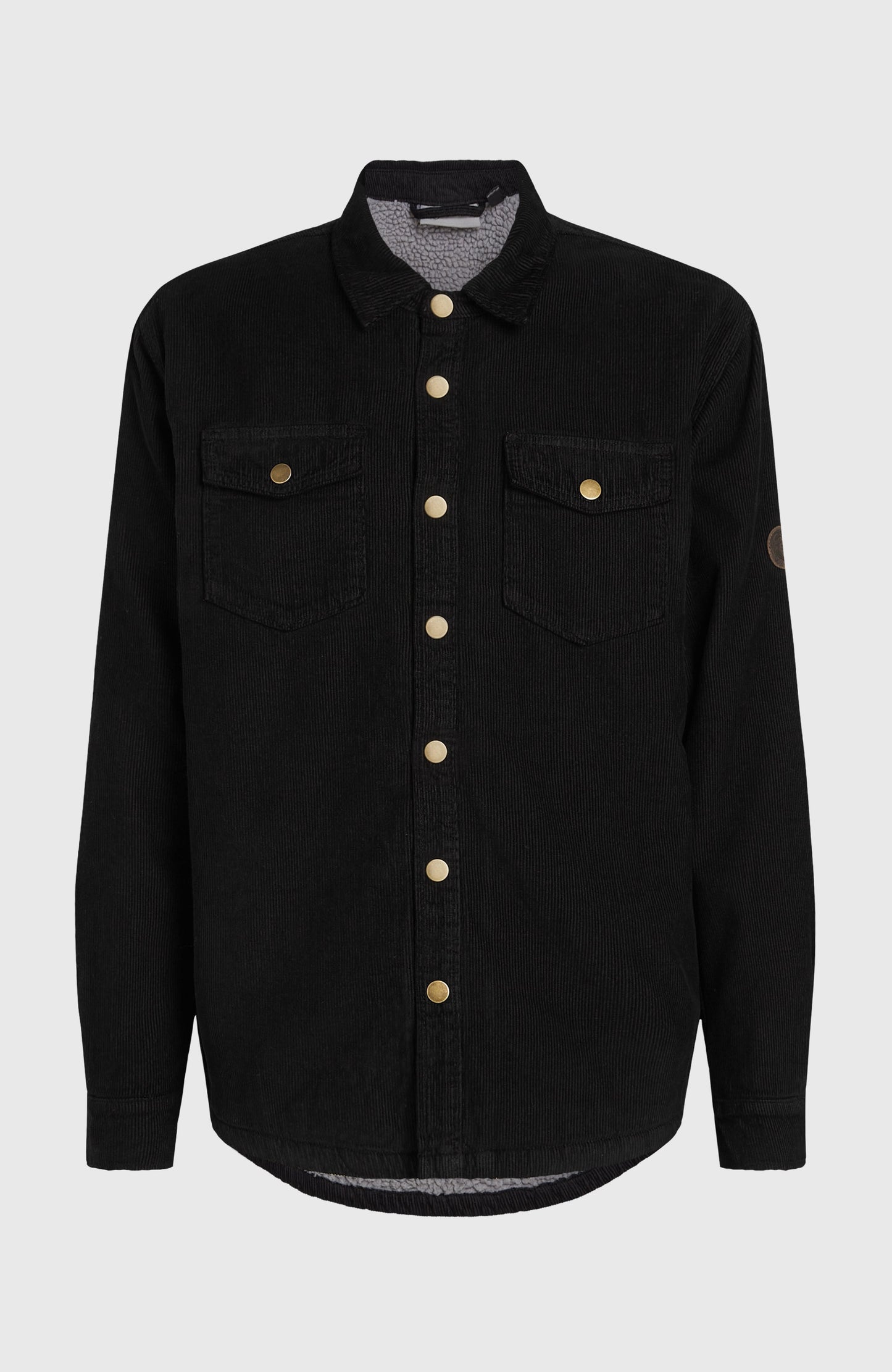 O'Riginals Corduroy Fleece-Lined Overshirt Men Black Out