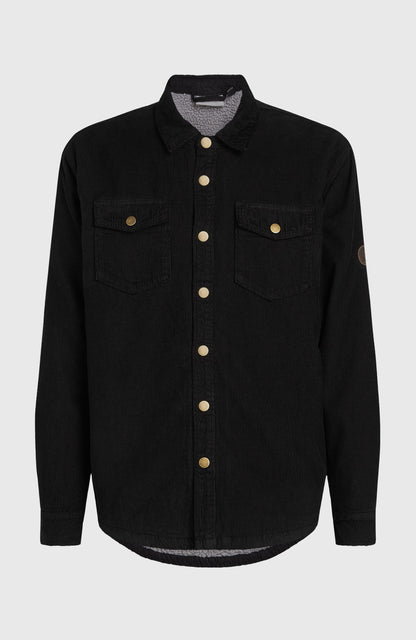 O'Riginals Corduroy Fleece-Lined Overshirt Men Black Out