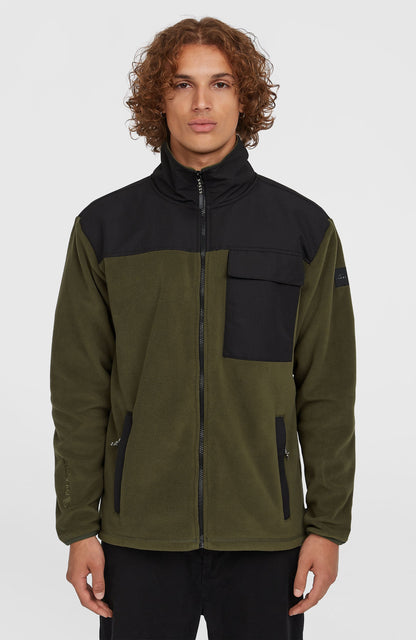 Utility Polartec® 200 Full-Zip Fleece Men Forest Night Colour Block