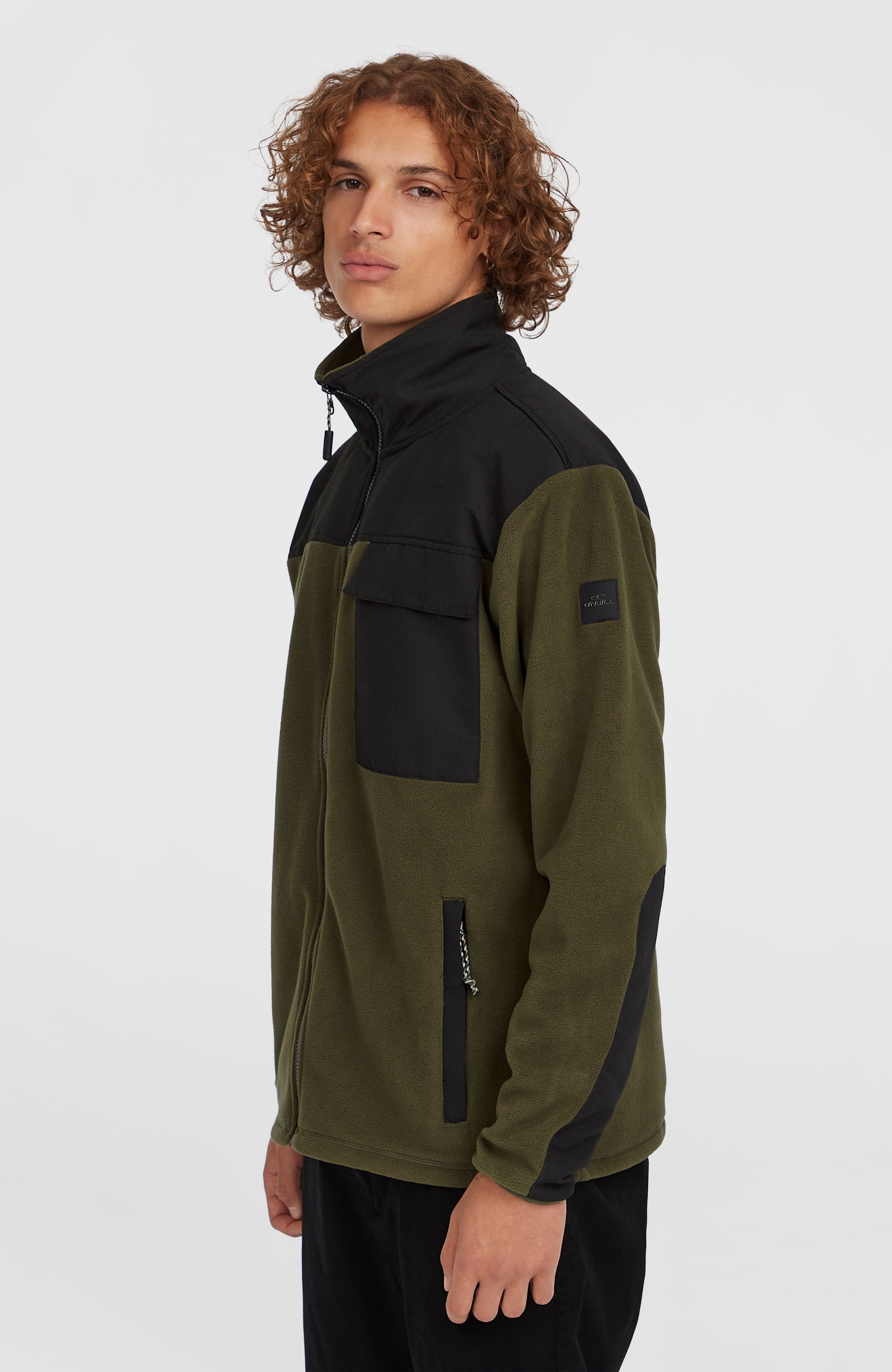 Utility Polartec® 200 Full-Zip Fleece Men Forest Night Colour Block