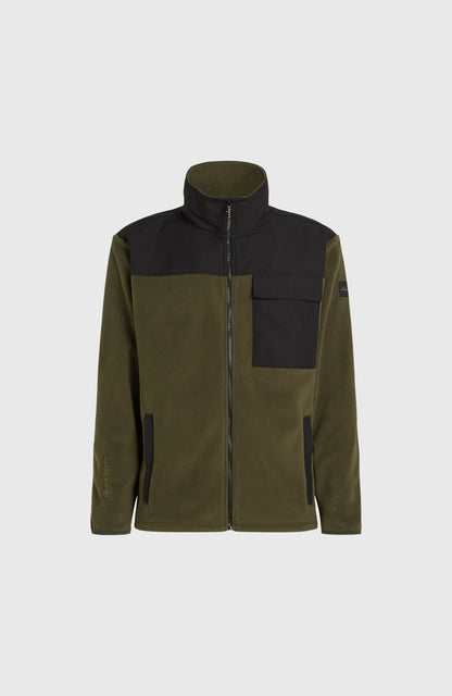 Utility Polartec® 200 Full-Zip Fleece Men Forest Night Colour Block