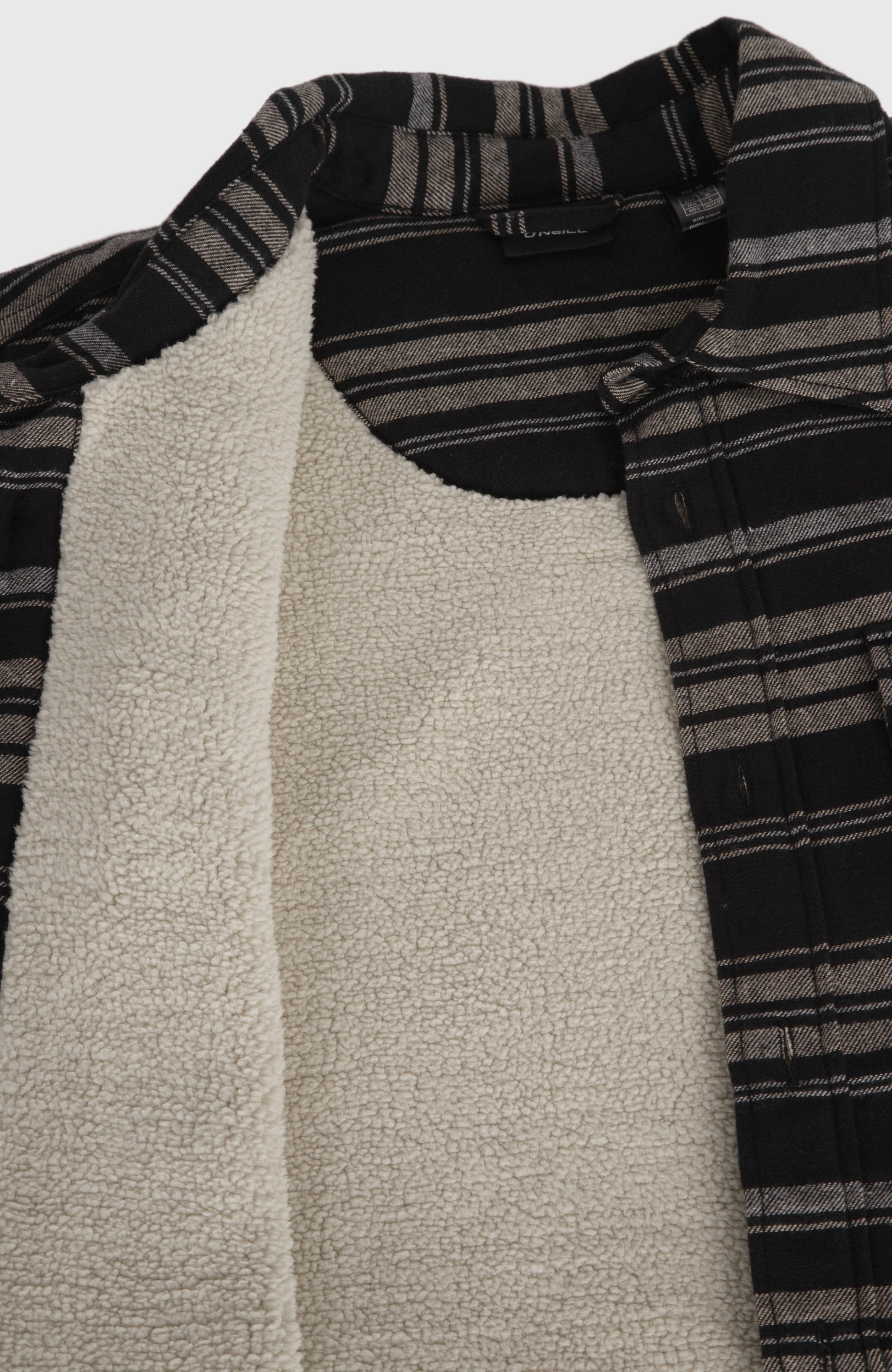 Must-Have Fleece-Lined Shirt Men Black Bavaro