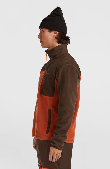 FWC'Peak Polartec® Fleece Men Coffee Bean Colour Block