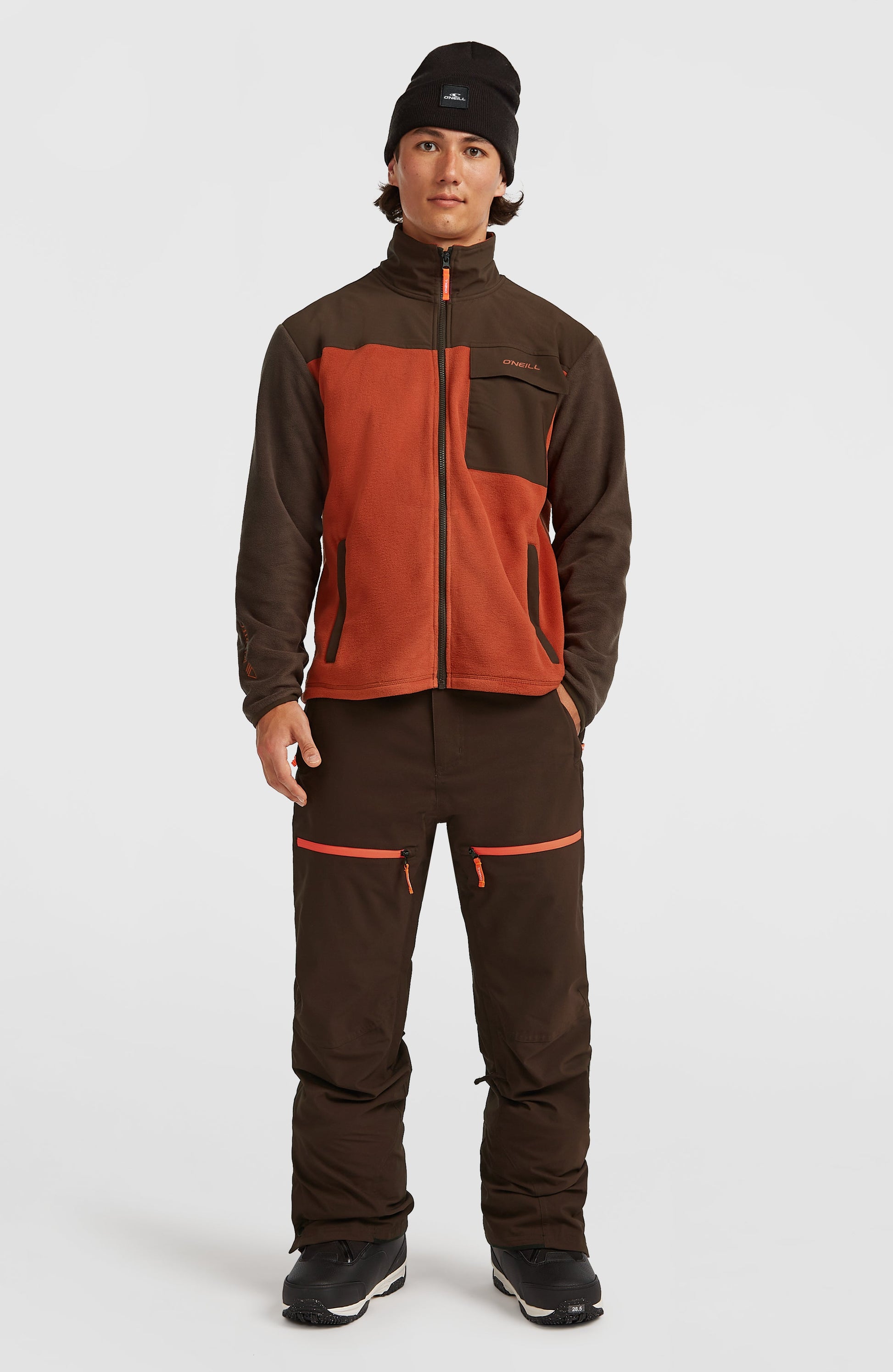 FWC'Peak Polartec® Fleece Men Coffee Bean Colour Block
