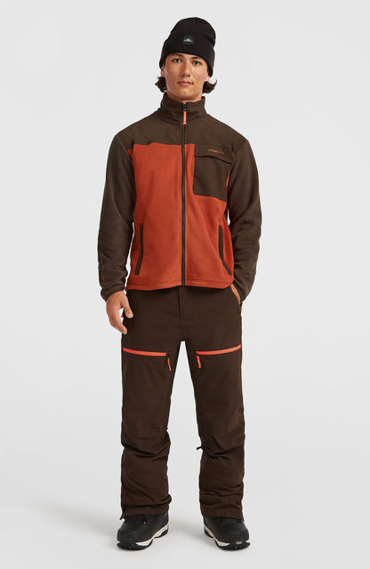 FWC'Peak Polartec® Fleece Men Coffee Bean Colour Block