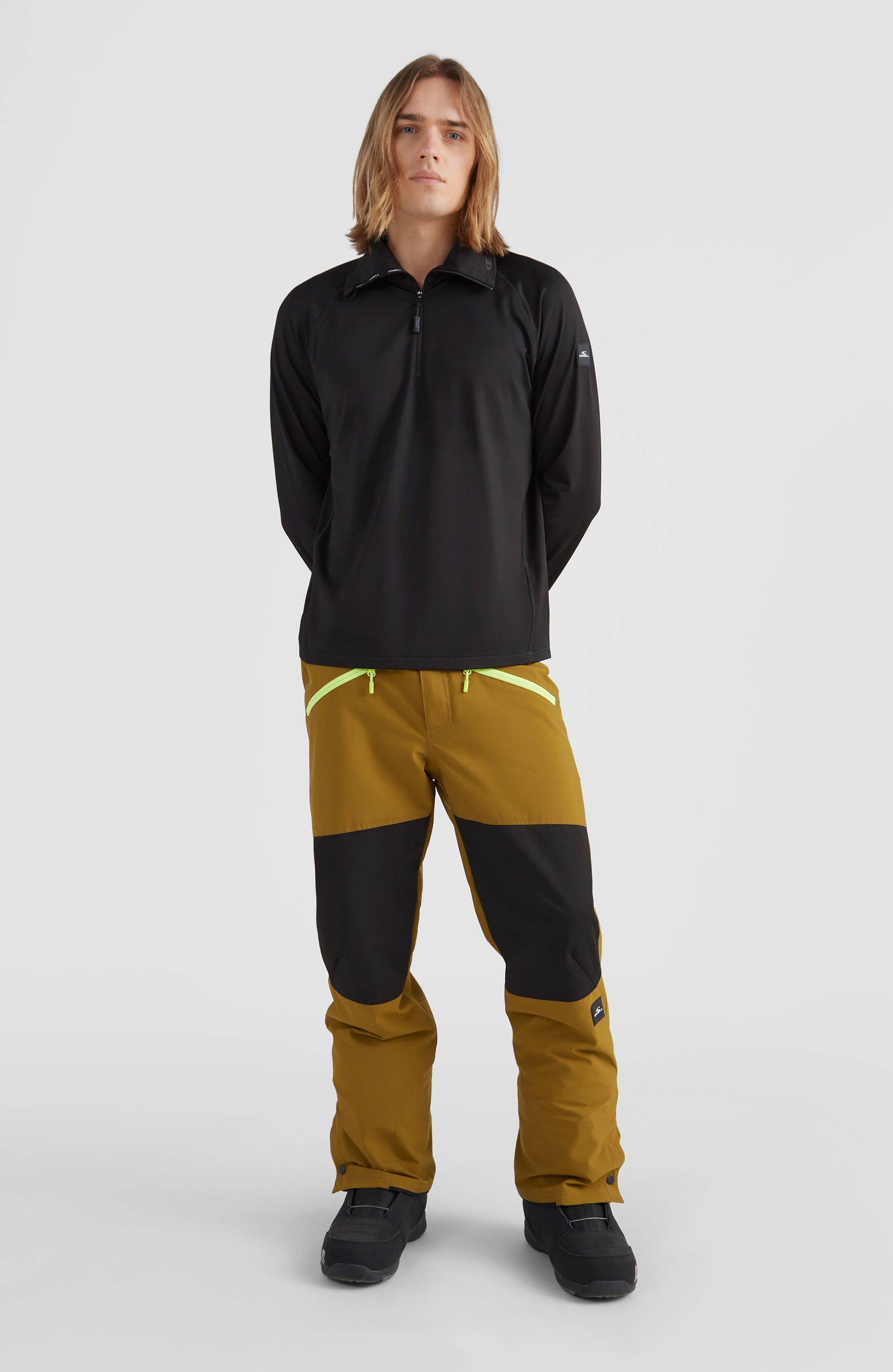 Clime Half-Zip Fleece Men BlackOut - A