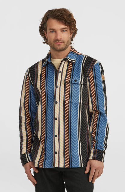 O'Riginals Superfleece Shirt Men Blue Vintage O'Neill Stripe