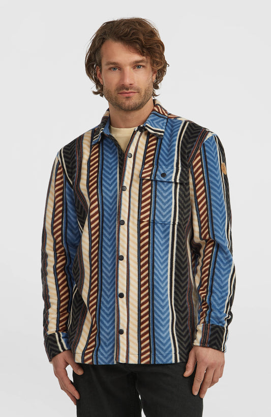 O'Riginals Superfleece Shirt Men Blue Vintage O'Neill Stripe