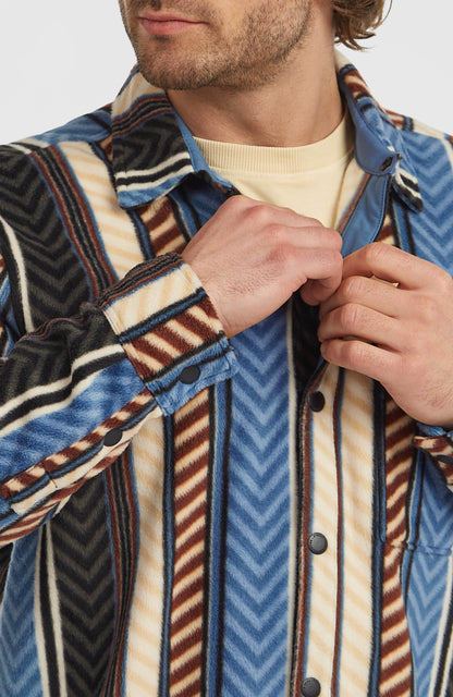 O'Riginals Superfleece Shirt Men Blue Vintage O'Neill Stripe