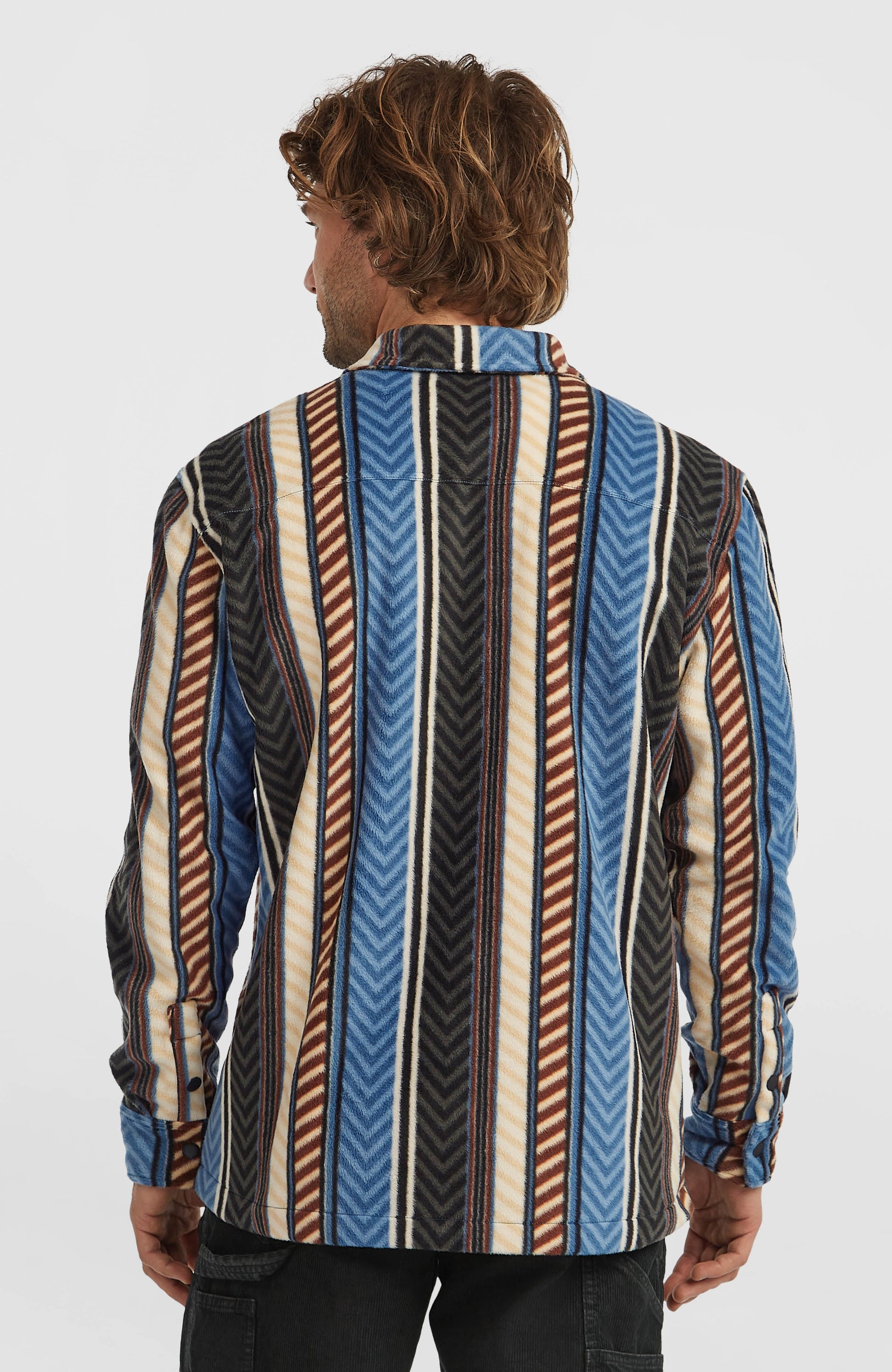 O'Riginals Superfleece Shirt Men Blue Vintage O'Neill Stripe