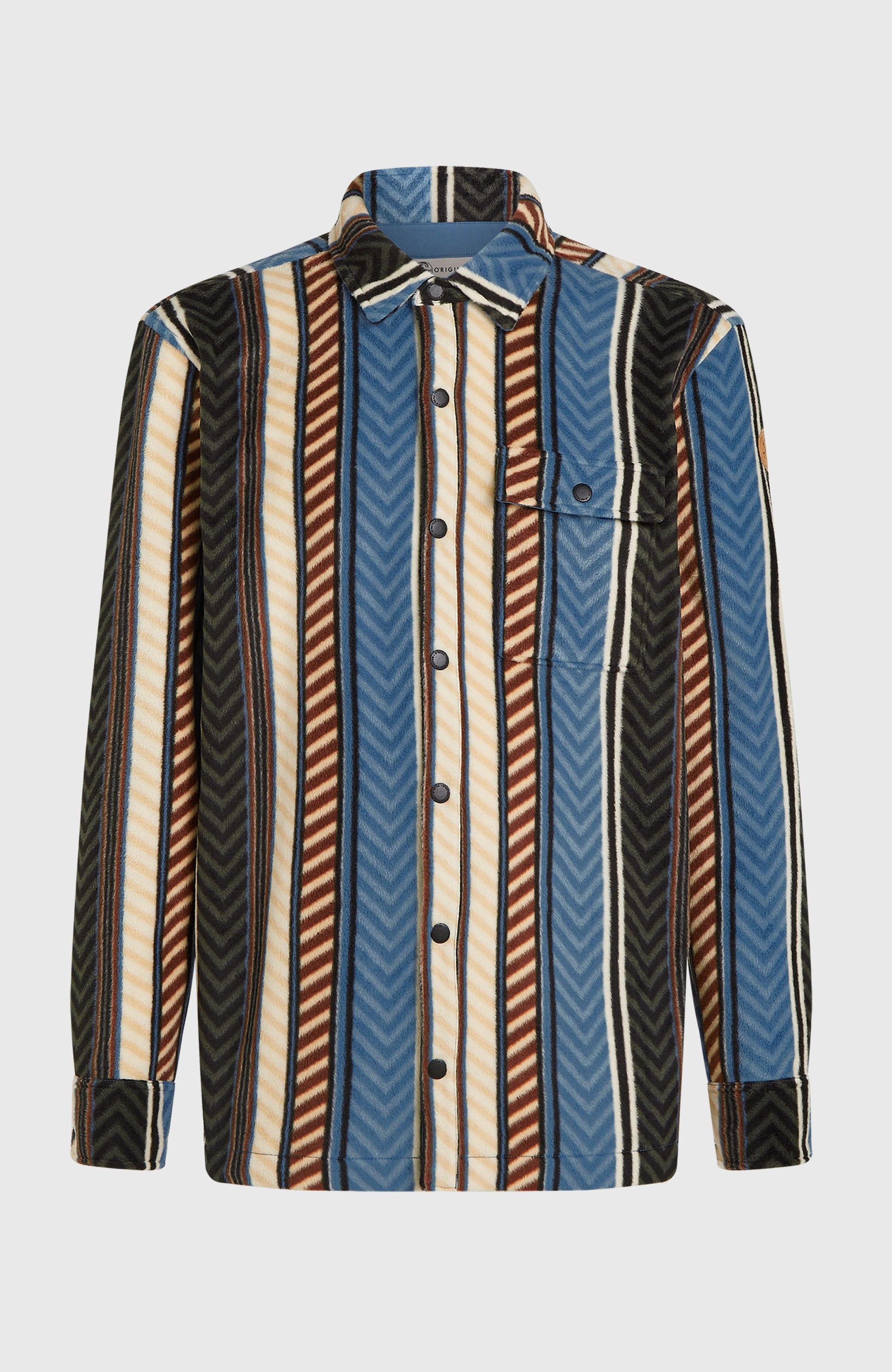 O'Riginals Superfleece Shirt Men Blue Vintage O'Neill Stripe