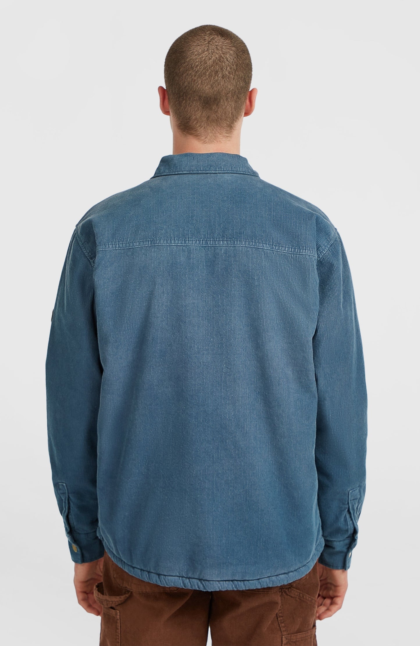 O'Riginals Corduroy Fleece-Lined Overshirt Men Mozart Blue