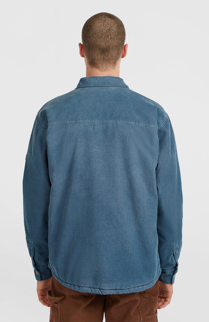 O'Riginals Corduroy Fleece-Lined Overshirt Men Mozart Blue