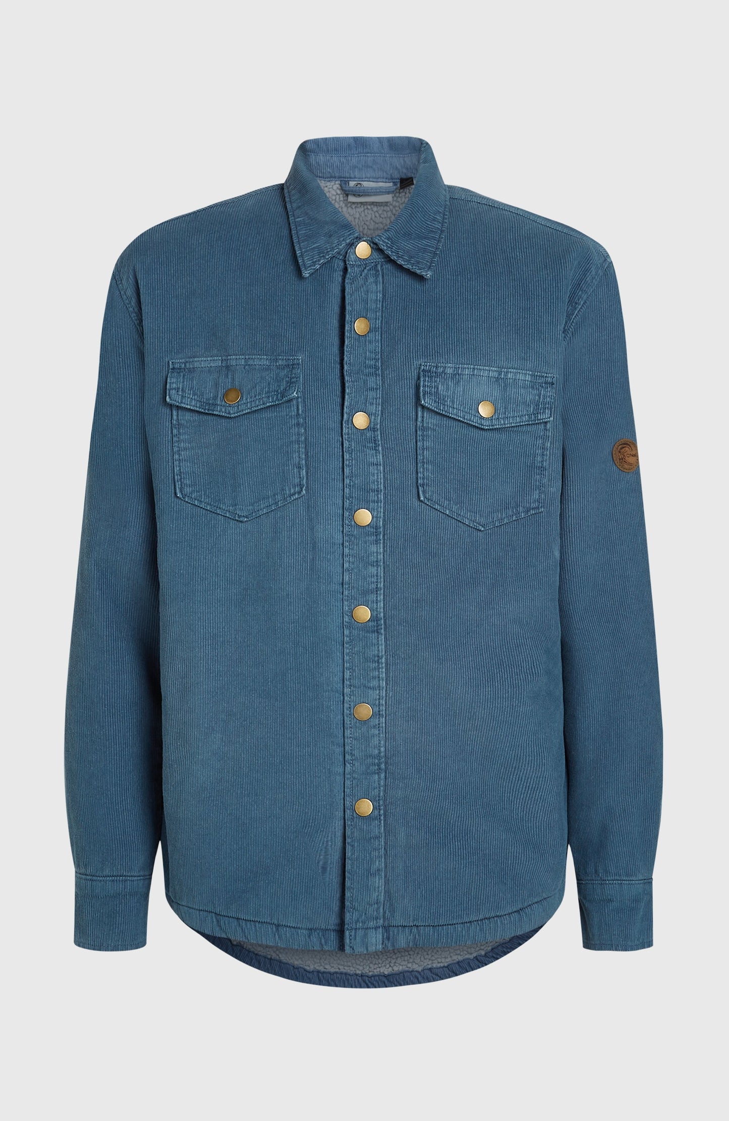 O'Riginals Corduroy Fleece-Lined Overshirt Men Mozart Blue