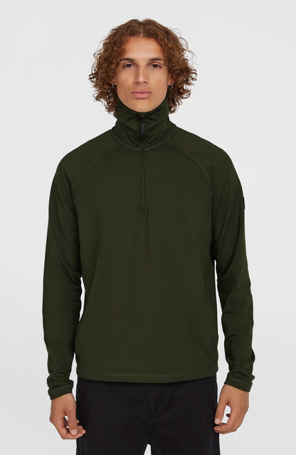 Clime Half-Zip Fleece Men Forest Night