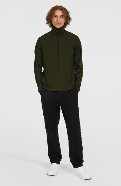 Clime Half-Zip Fleece Men Forest Night