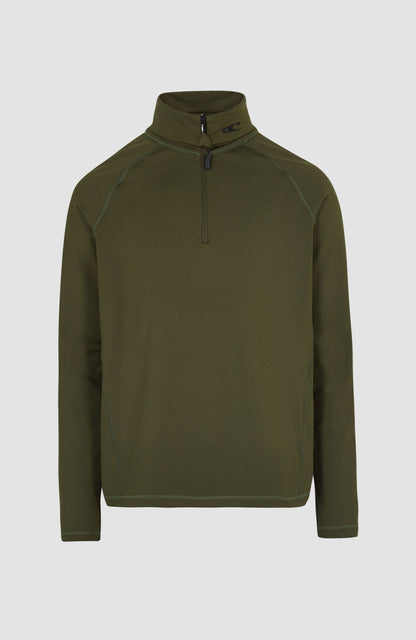 Clime Half-Zip Fleece Men Forest Night