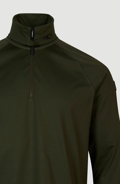 Clime Half-Zip Fleece Men Forest Night