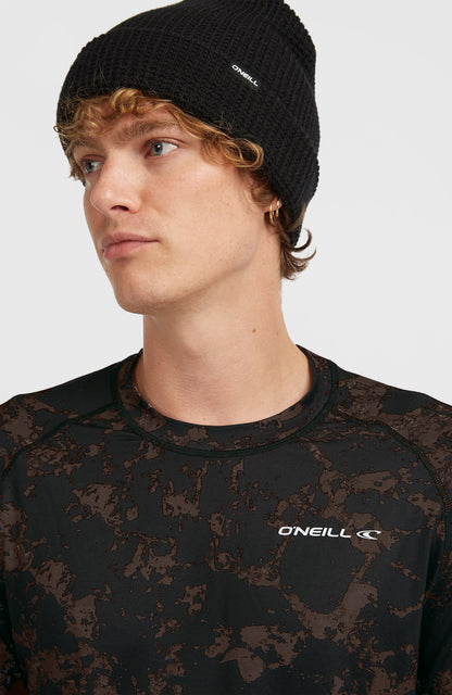 Baselayer Top Men Black/Beige Quarry