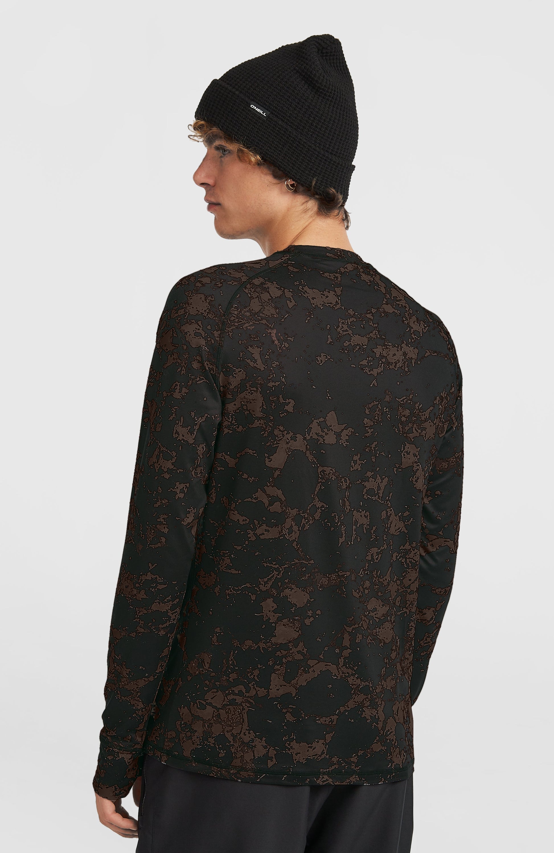 Baselayer Top Men Black/Beige Quarry