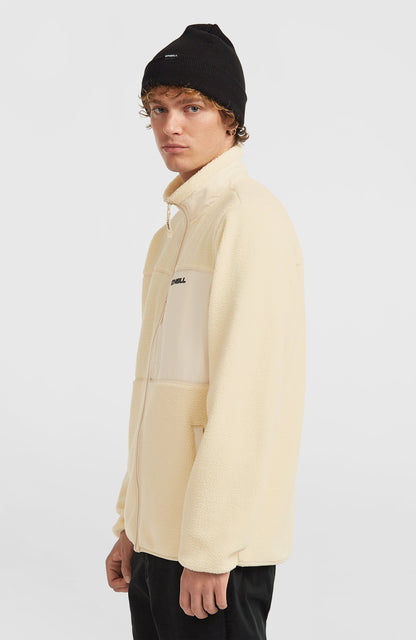Must-Have High-Pile Full-Zip Fleece Men Macaron