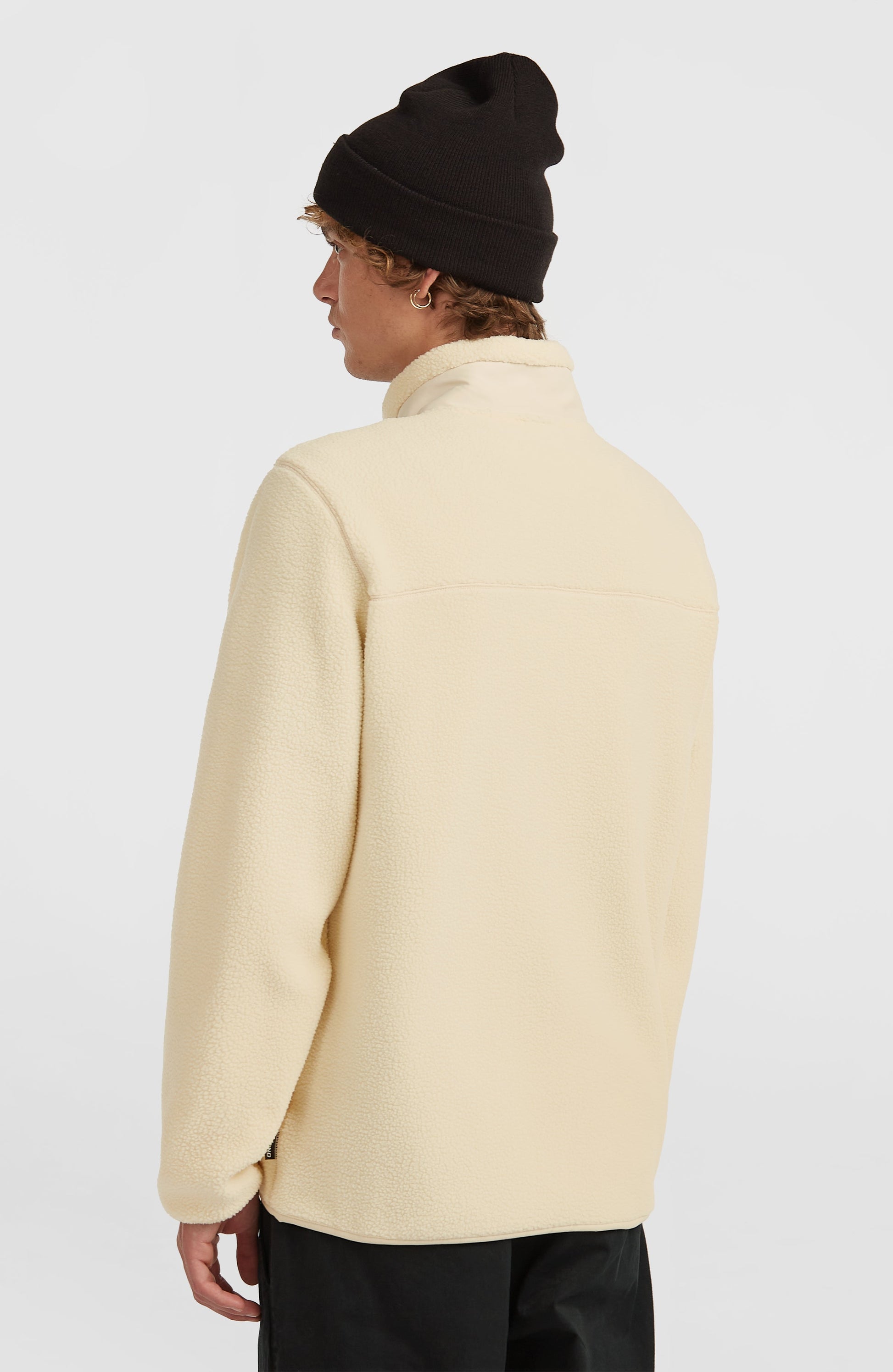 Must-Have High-Pile Full-Zip Fleece Men Macaron