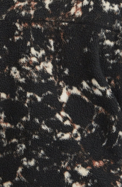Must-Have High-Pile Full-Zip Fleece Men Black/Beige Quarry