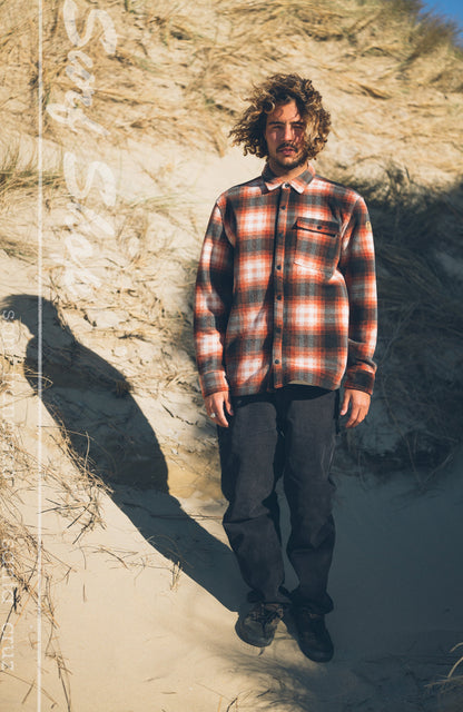 O'Riginals Superfleece Shirt Men Bonfire Check