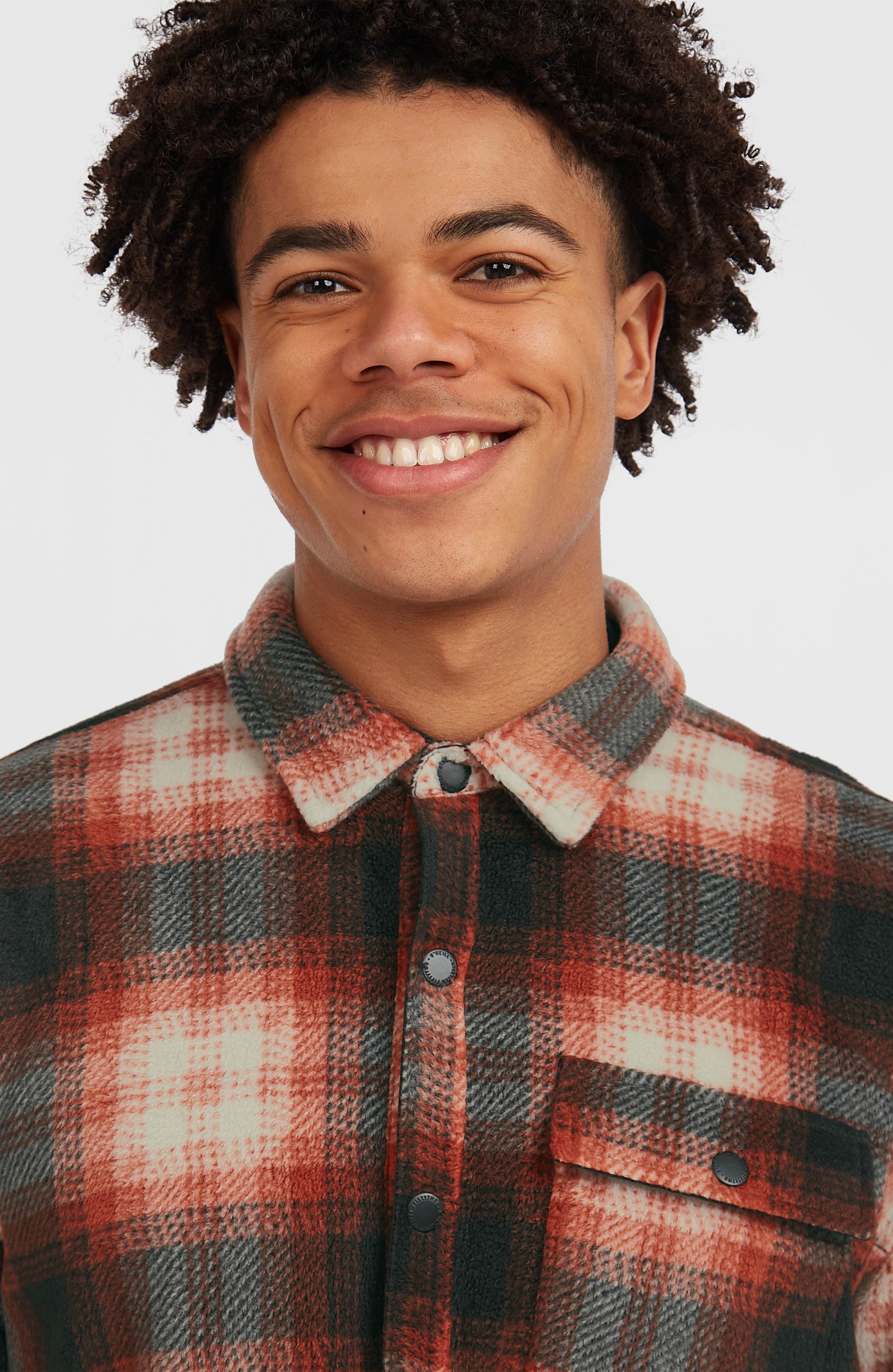 O'Riginals Superfleece Shirt Men Bonfire Check