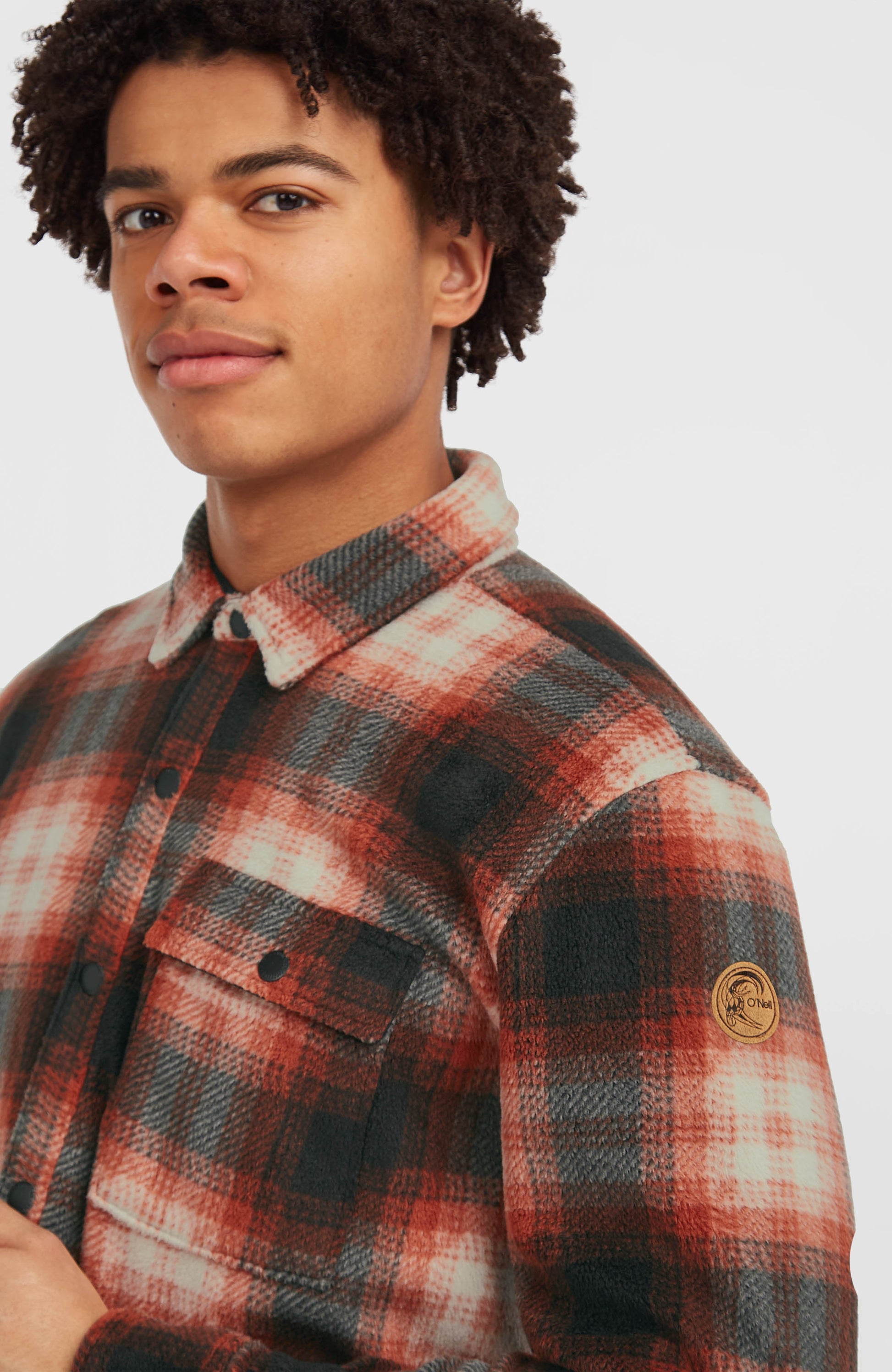 O'Riginals Superfleece Shirt Men Bonfire Check