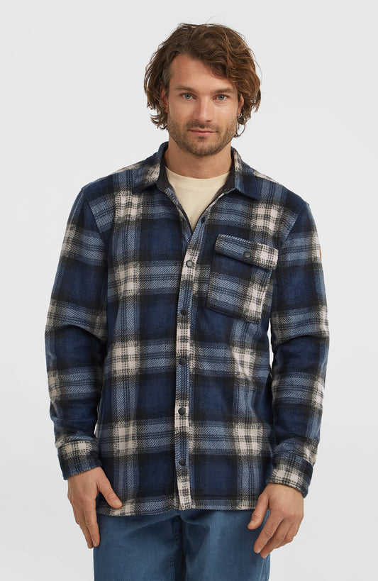 O'Riginals Superfleece Shirt Men Mozart Blue Check