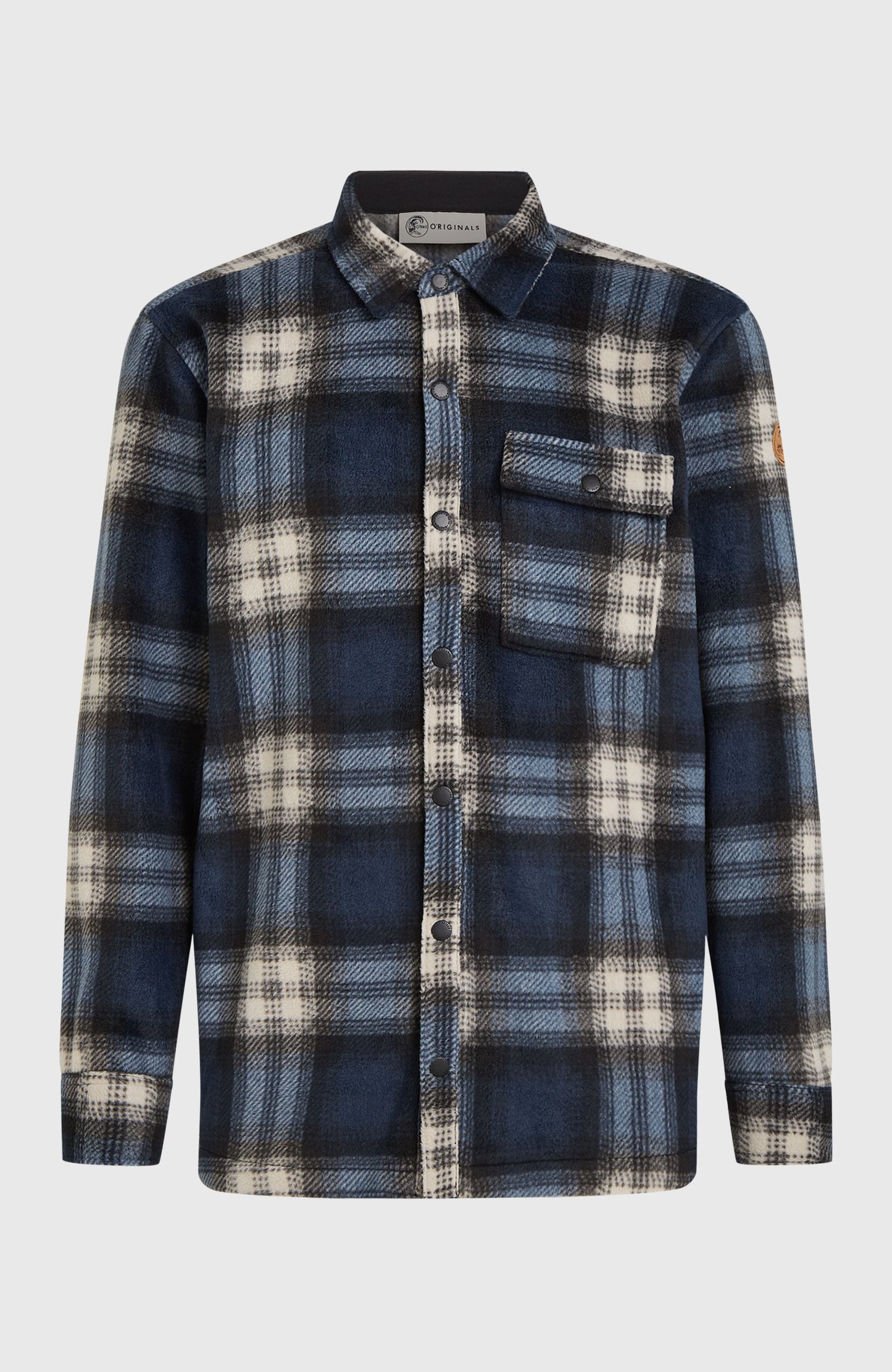 O'Riginals Superfleece Shirt Men Mozart Blue Check