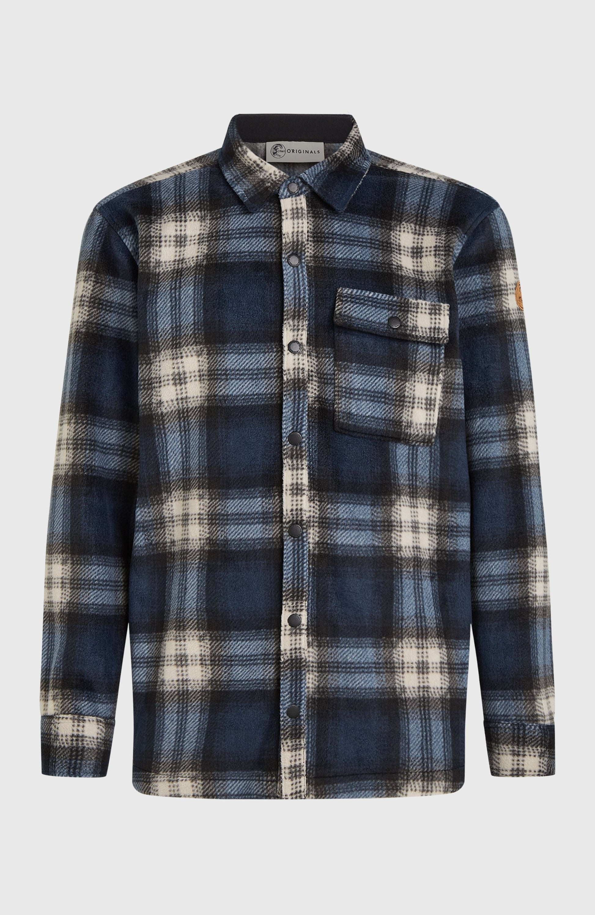 O'Riginals Superfleece Shirt Men Mozart Blue Check