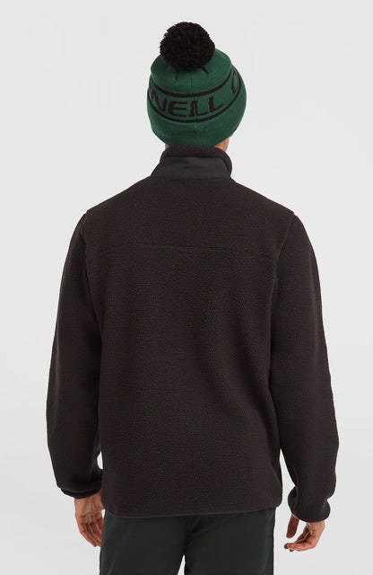 Must-Have High-Pile Full-Zip Fleece Men Black Out