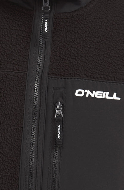 Must-Have High-Pile Full-Zip Fleece Men Black Out