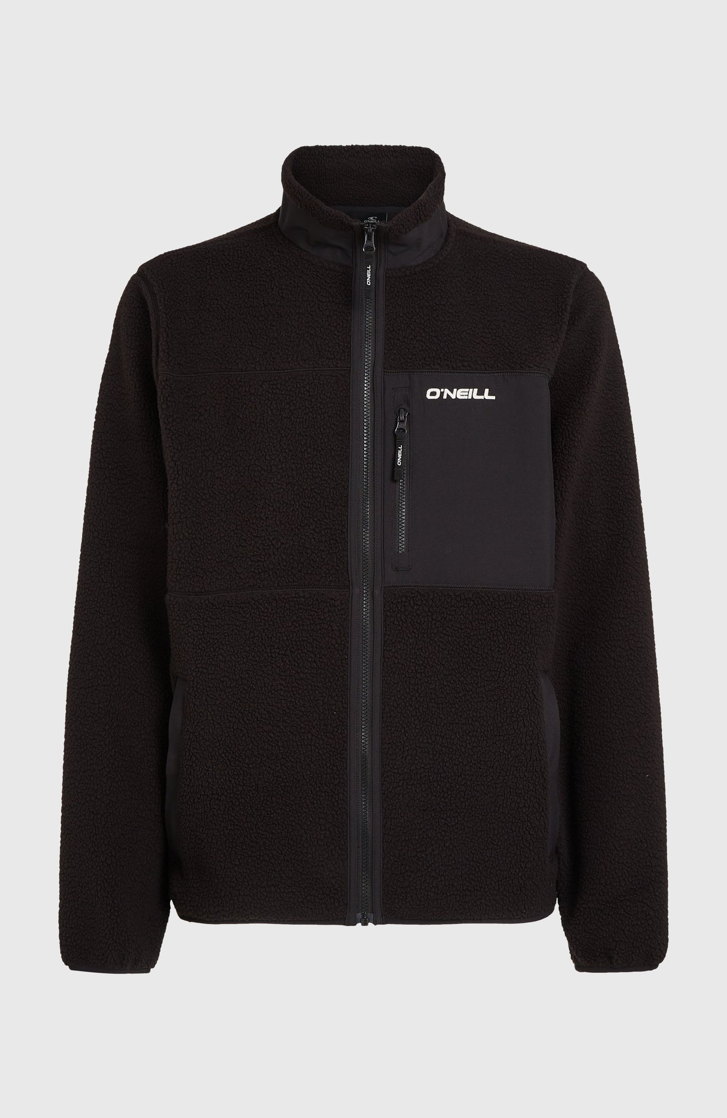 Must-Have High-Pile Full-Zip Fleece Men Black Out