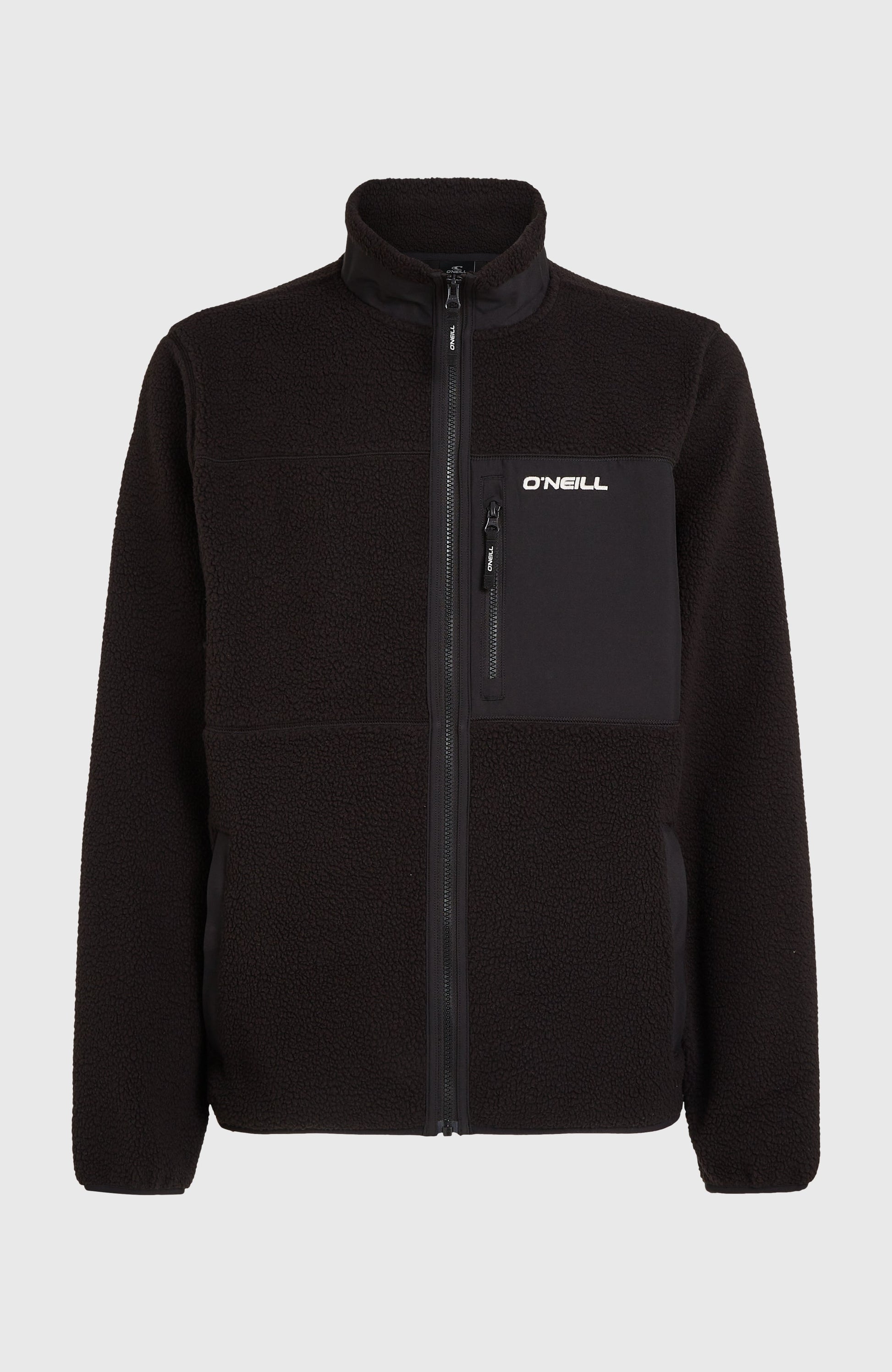 Must-Have High-Pile Full-Zip Fleece Men Black Out
