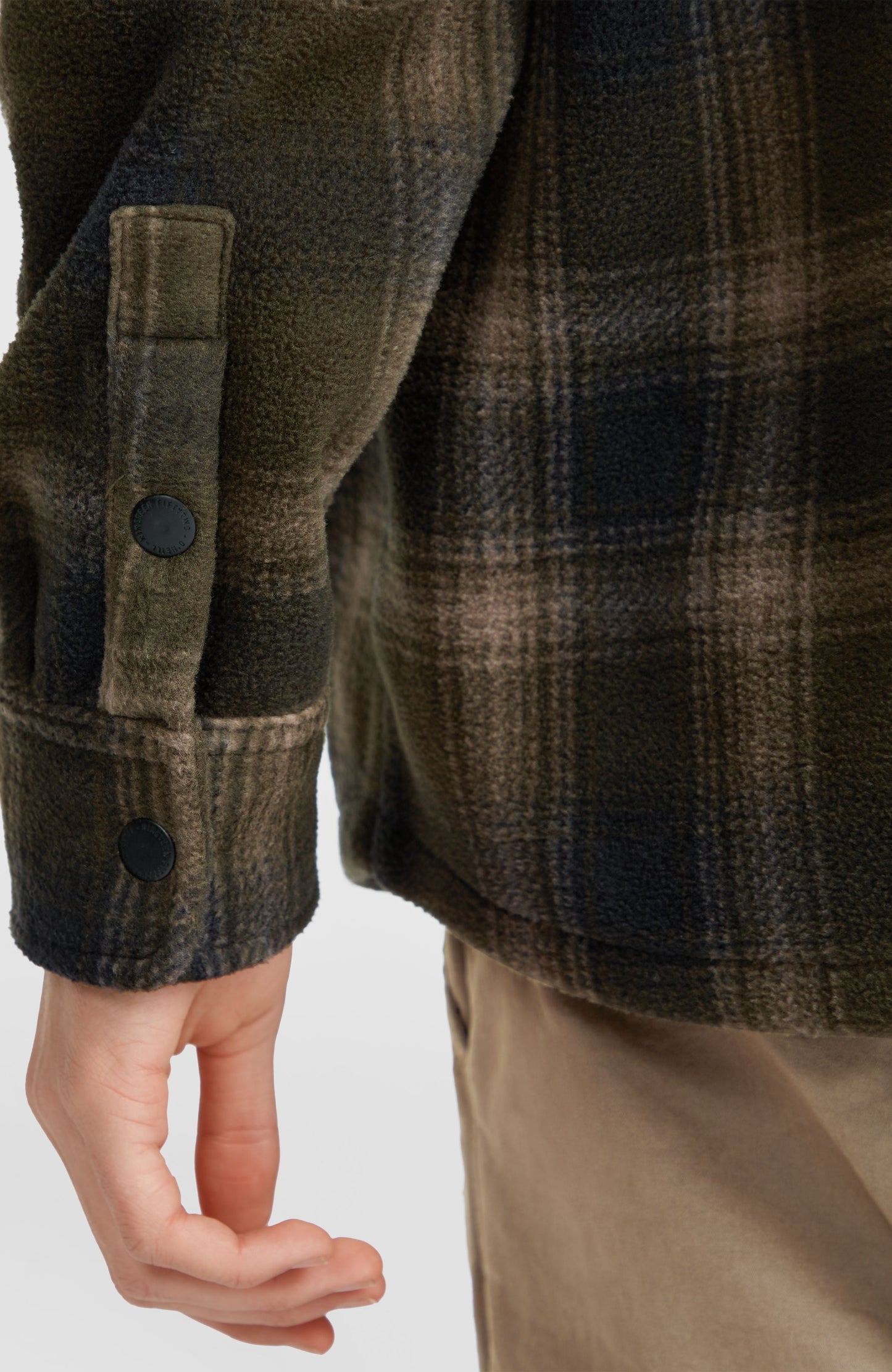 Superfleece Shirt Men Green Check Small